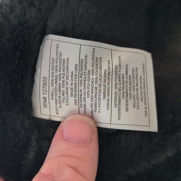 Steve Madden Silver Quilted Puffer Jacket Parka Faux Fur Lined NWT - Picture 14 of 15